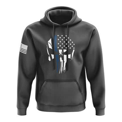 Punisher Flag Blue Line