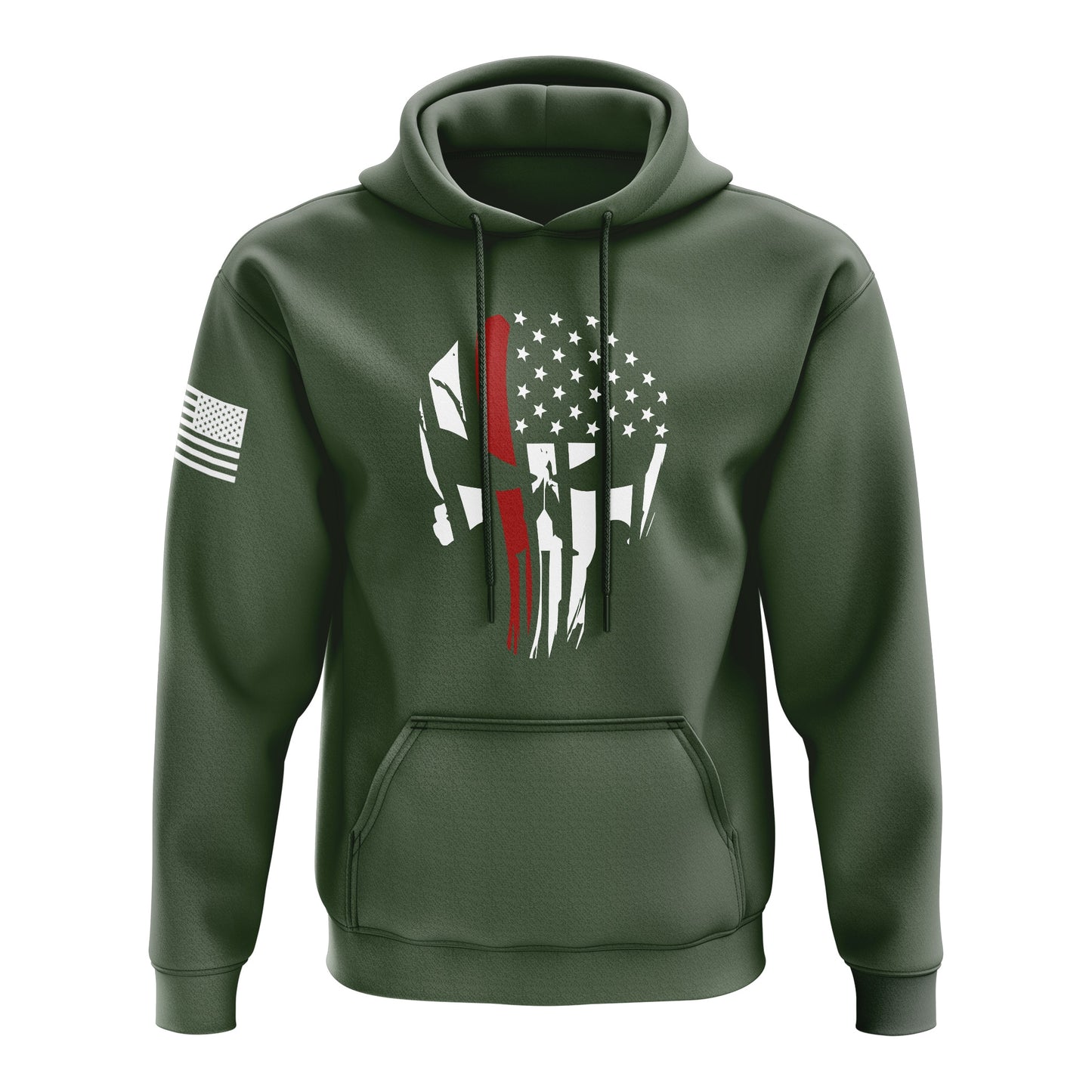 Punisher Flag Red Line