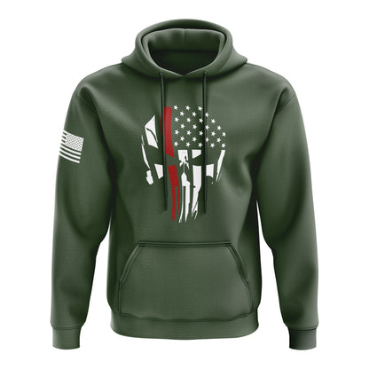 Punisher Flag Red Line