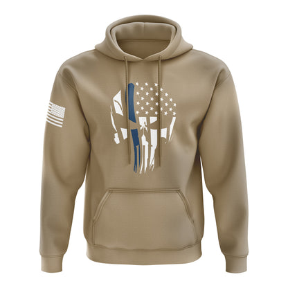 Punisher Flag Blue Line