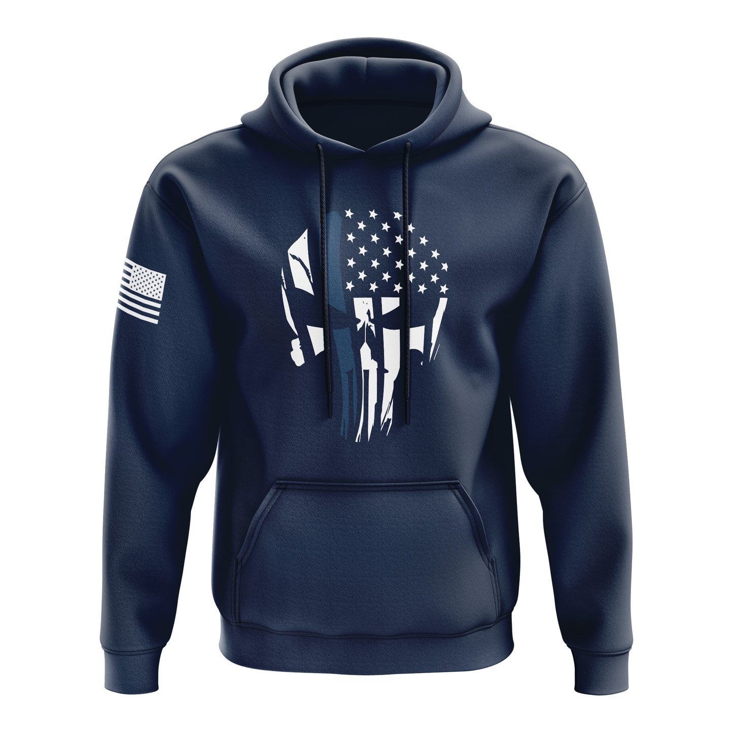 Punisher Flag Blue Line