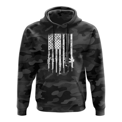 Black Camo - Rifle Flag