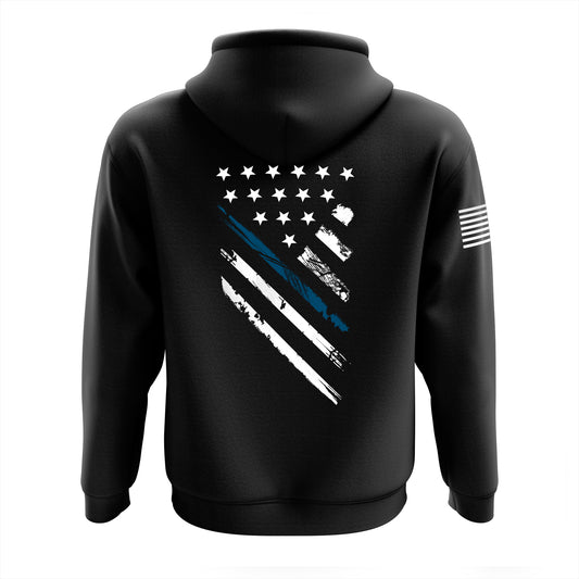 Blue Line Crest Flag