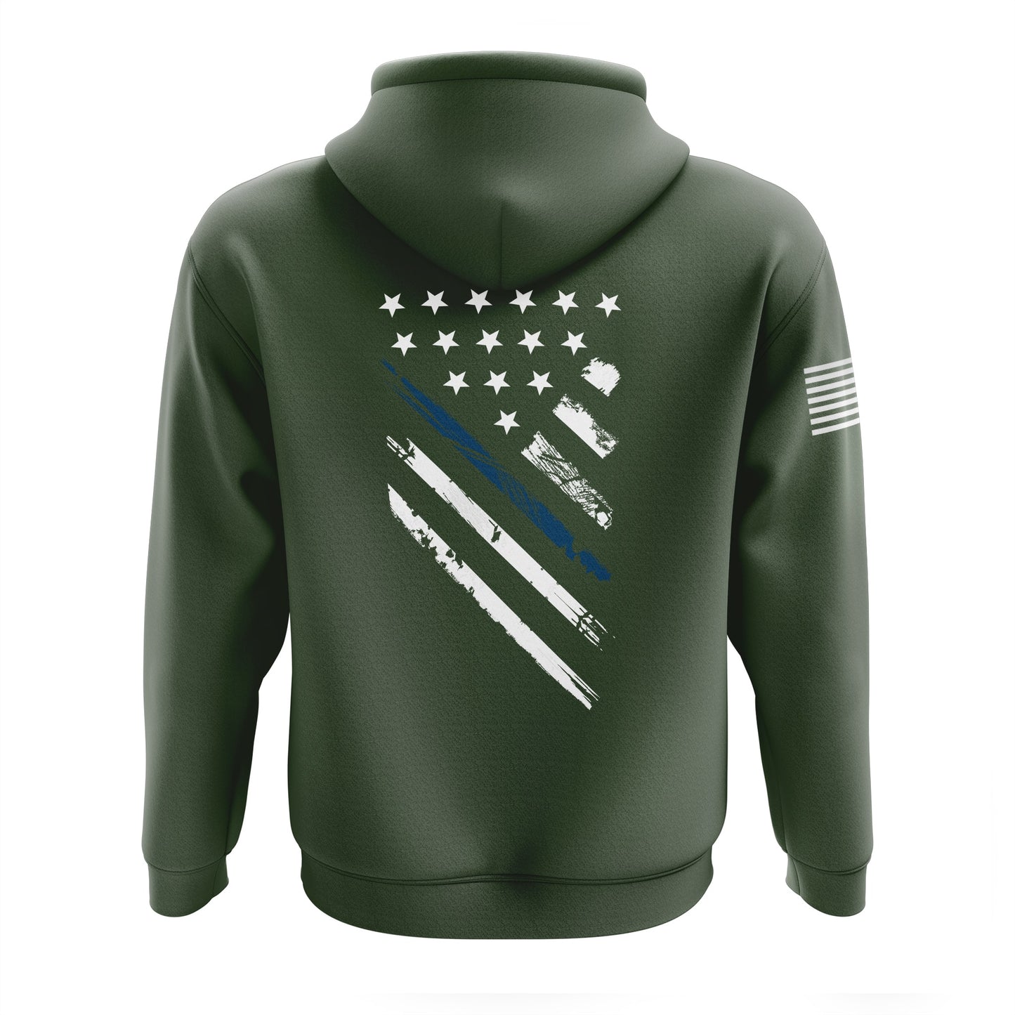 Blue Line Crest Flag