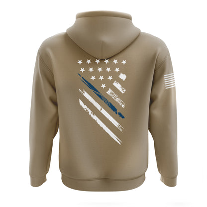 Blue Line Crest Flag