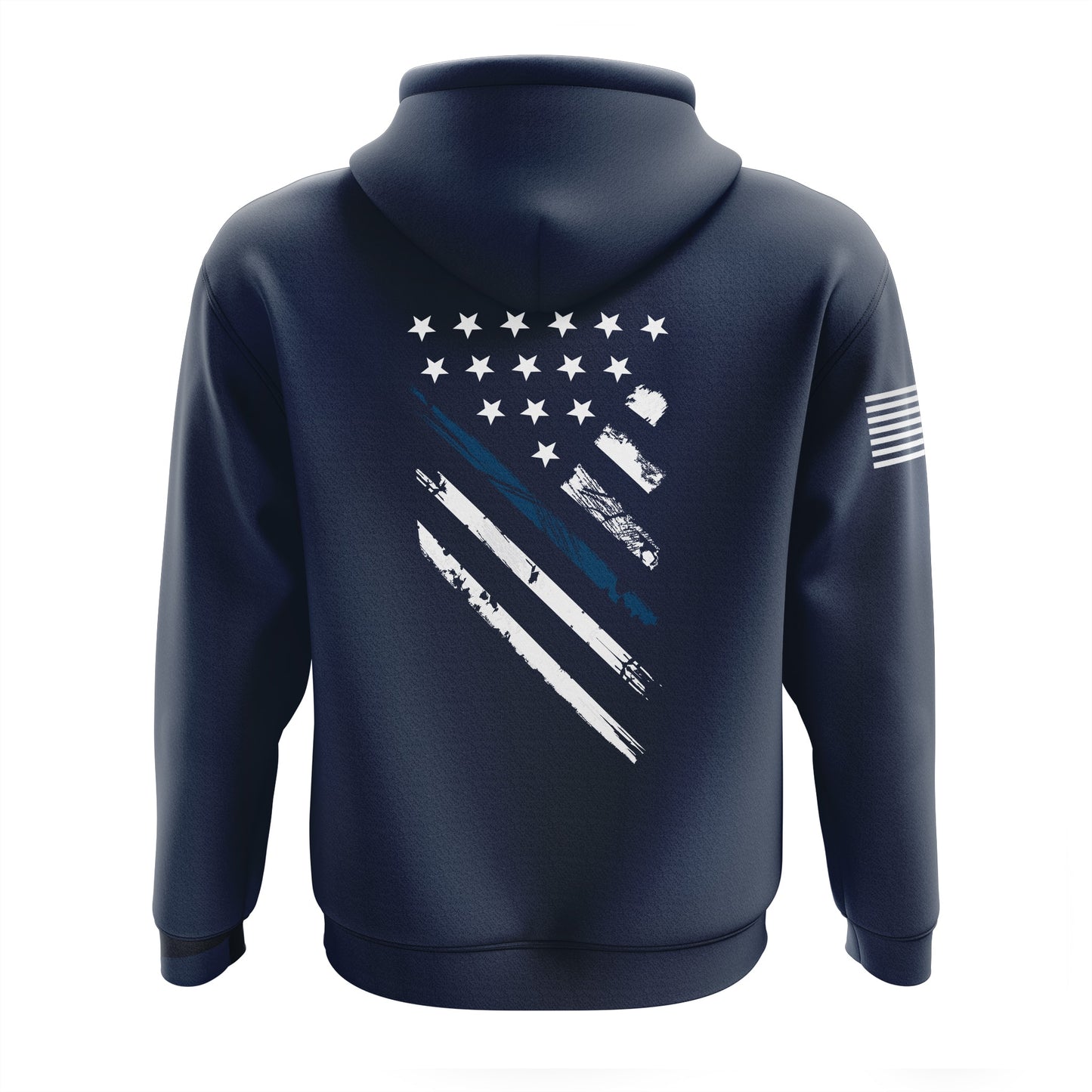 Blue Line Crest Flag