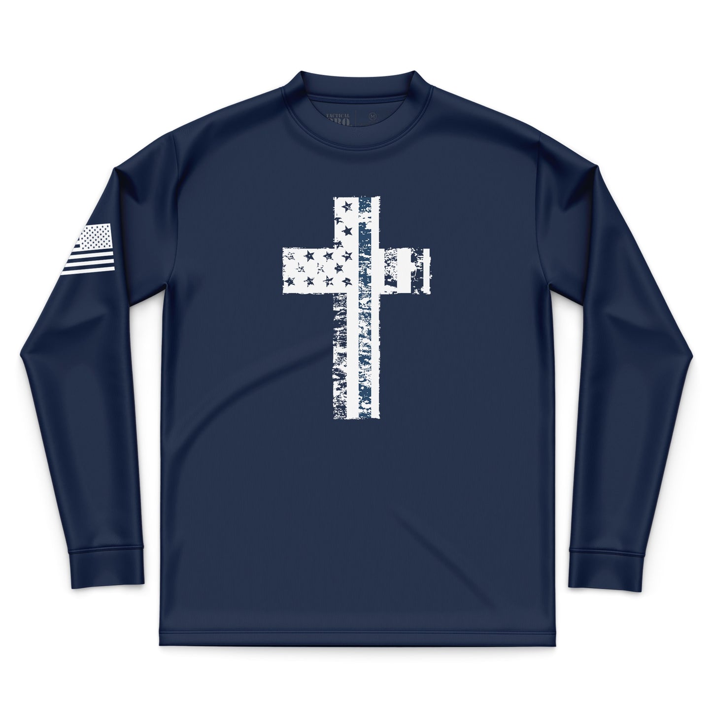 Cross Flag Blue Line