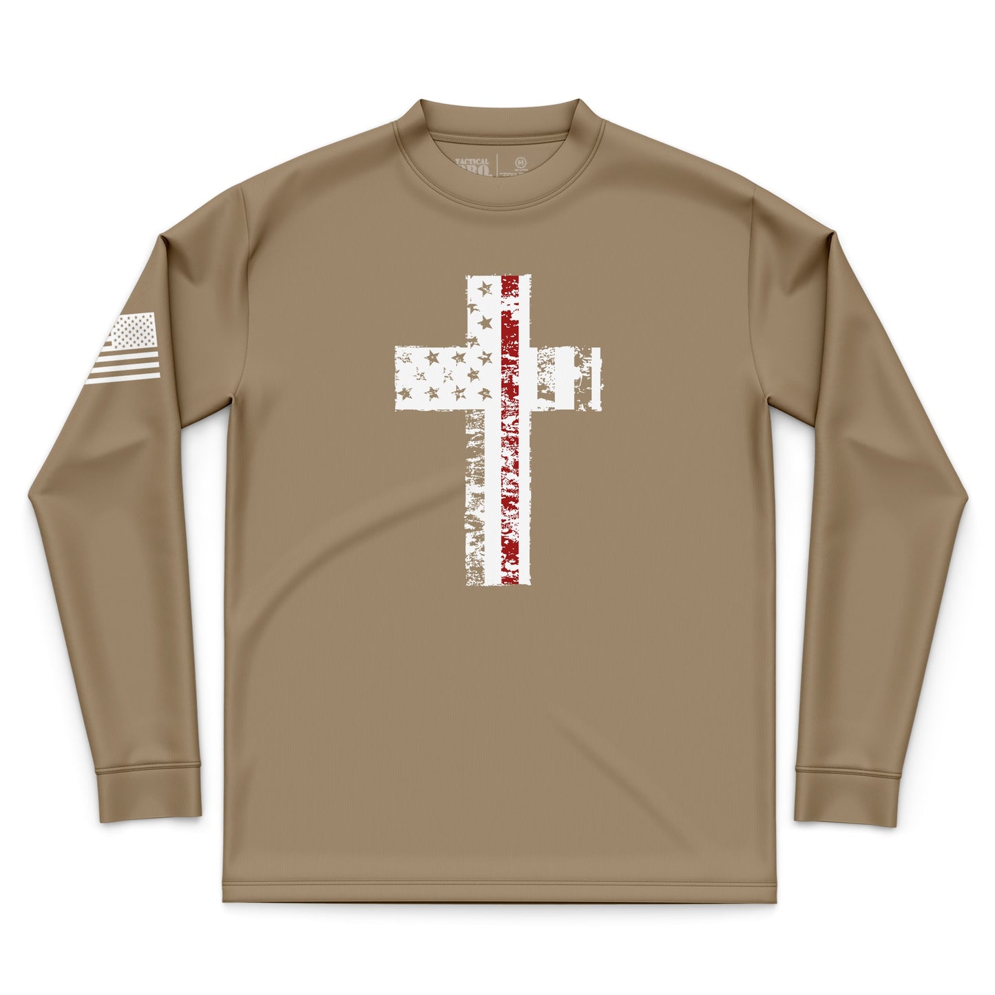 Cross Flag Red Line