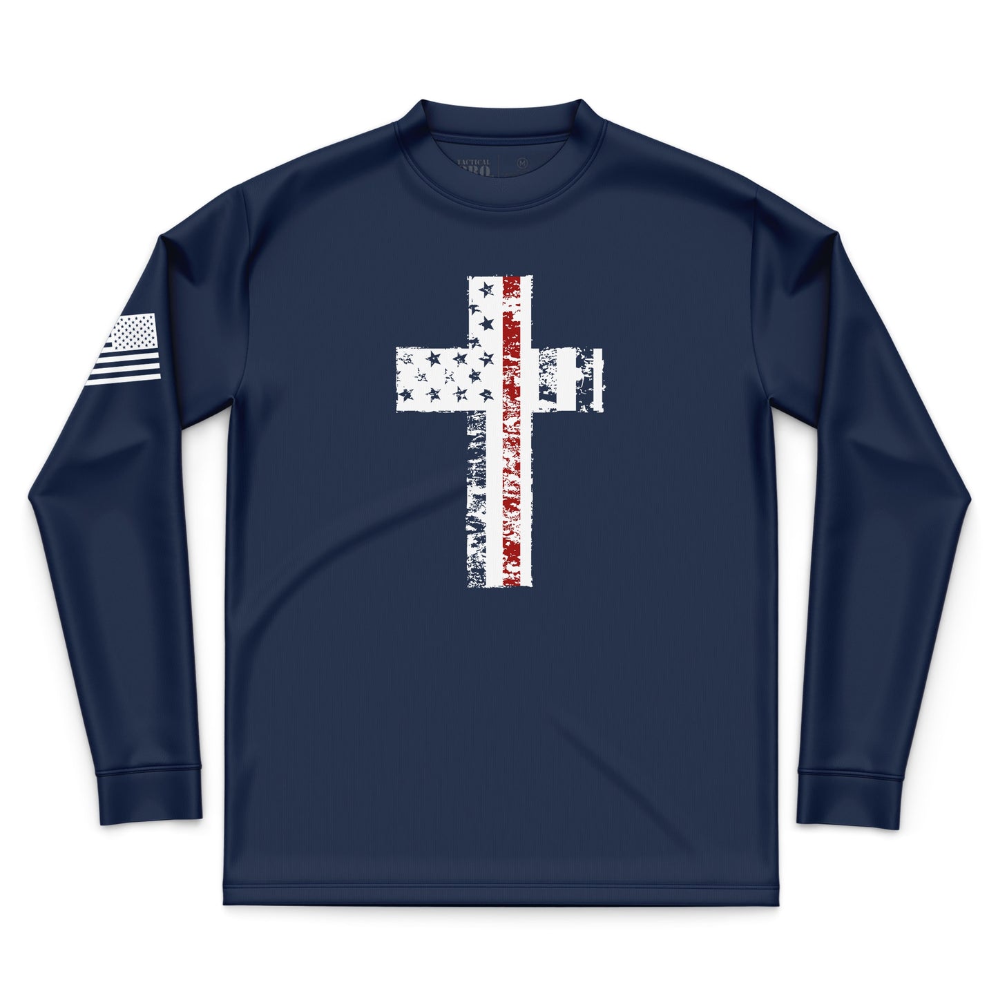 Cross Flag Red Line