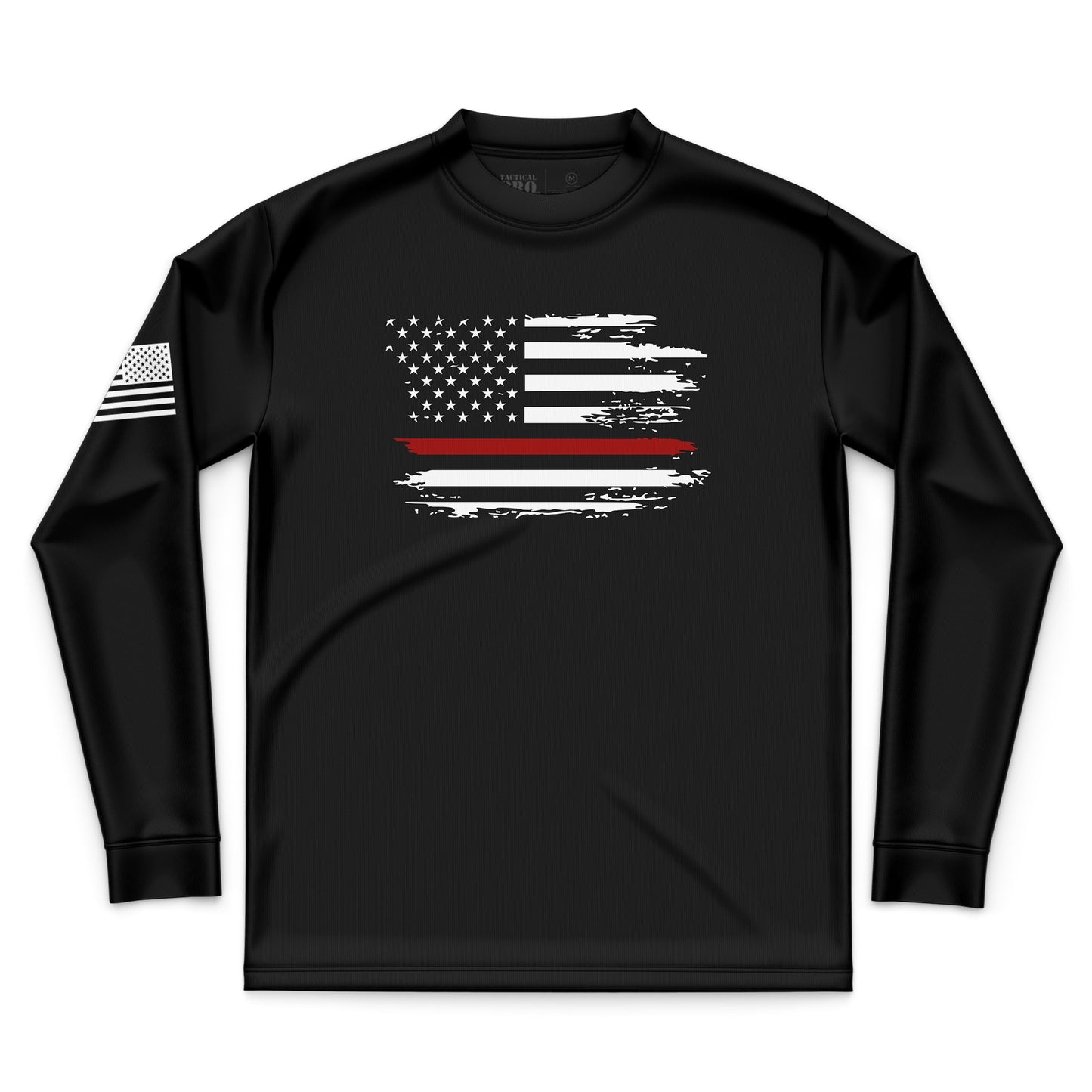 Distressed Flag Red Line