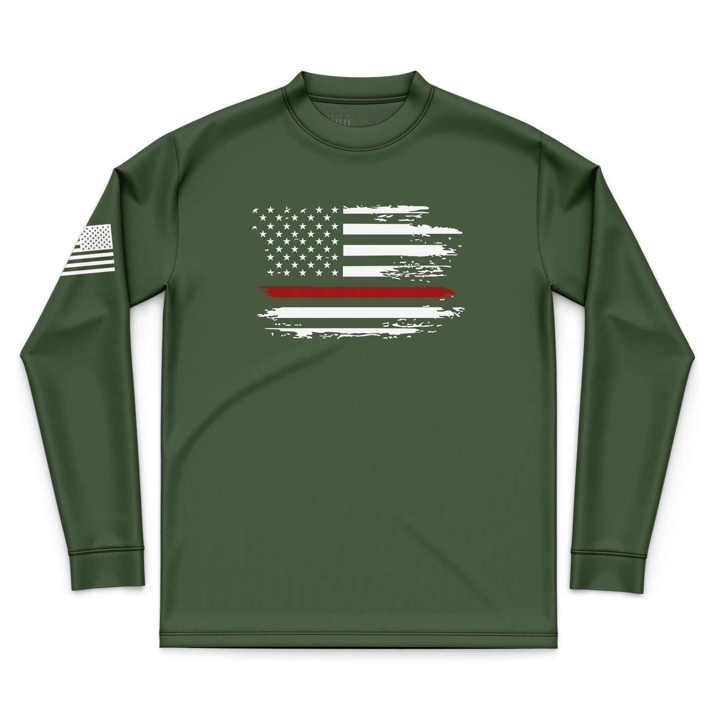 Distressed Flag Red Line