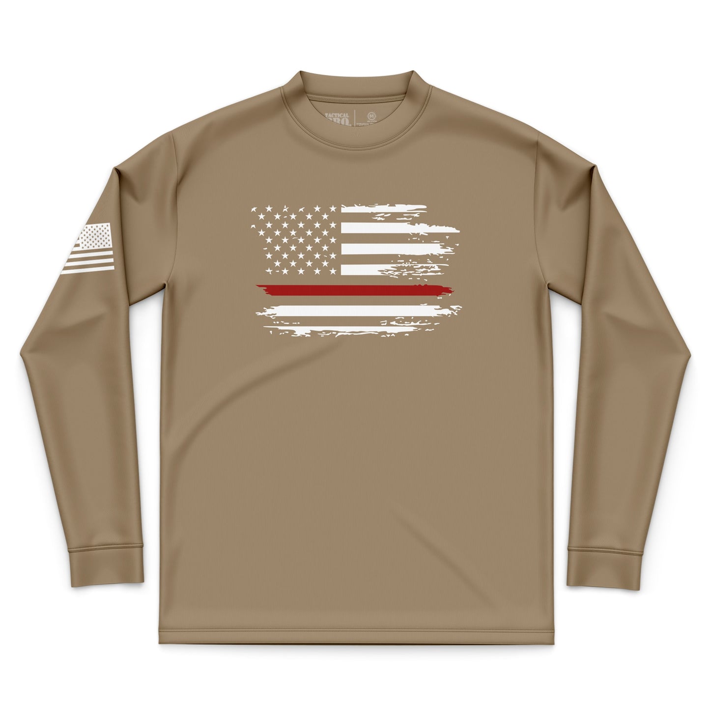 Distressed Flag Red Line
