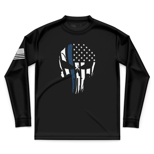 Punisher Flag Blue Line