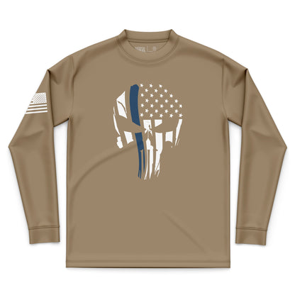Punisher Flag Blue Line