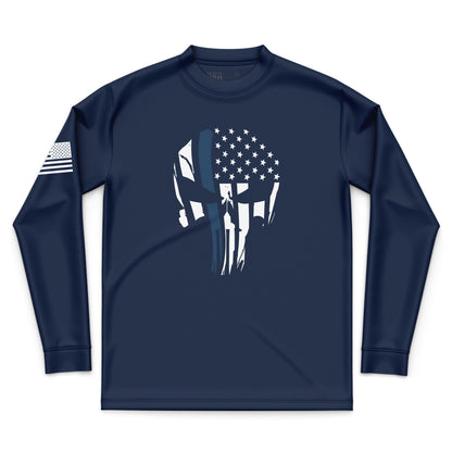 Punisher Flag Blue Line