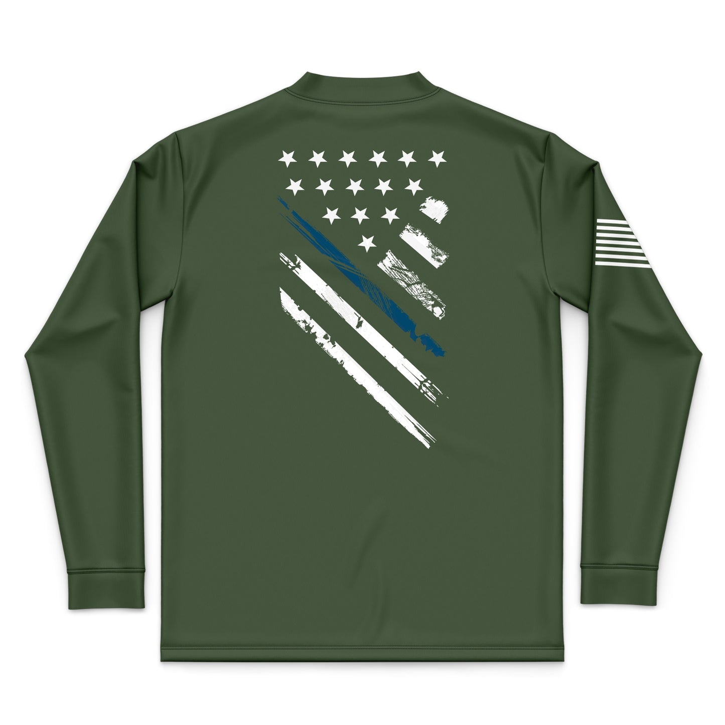 Blue Line Crest Flag