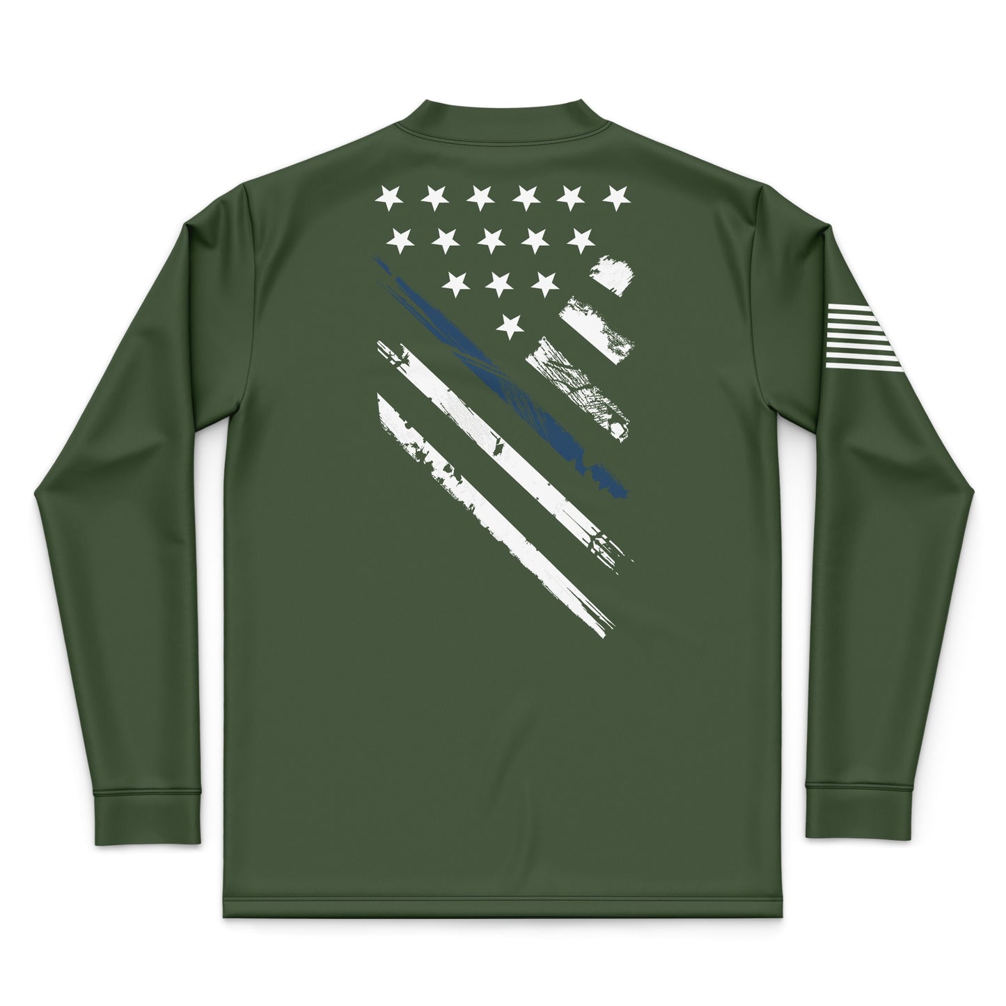 Blue Line Crest Flag