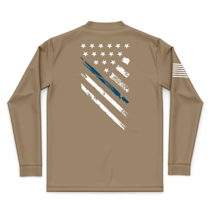 Blue Line Crest Flag