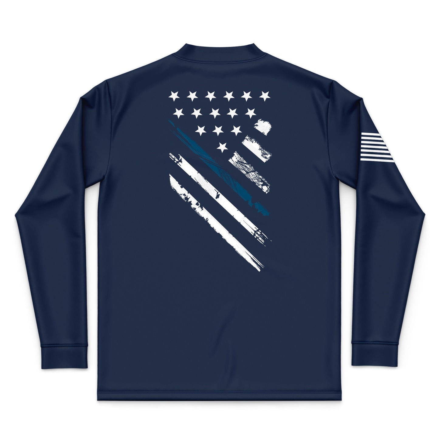 Blue Line Crest Flag