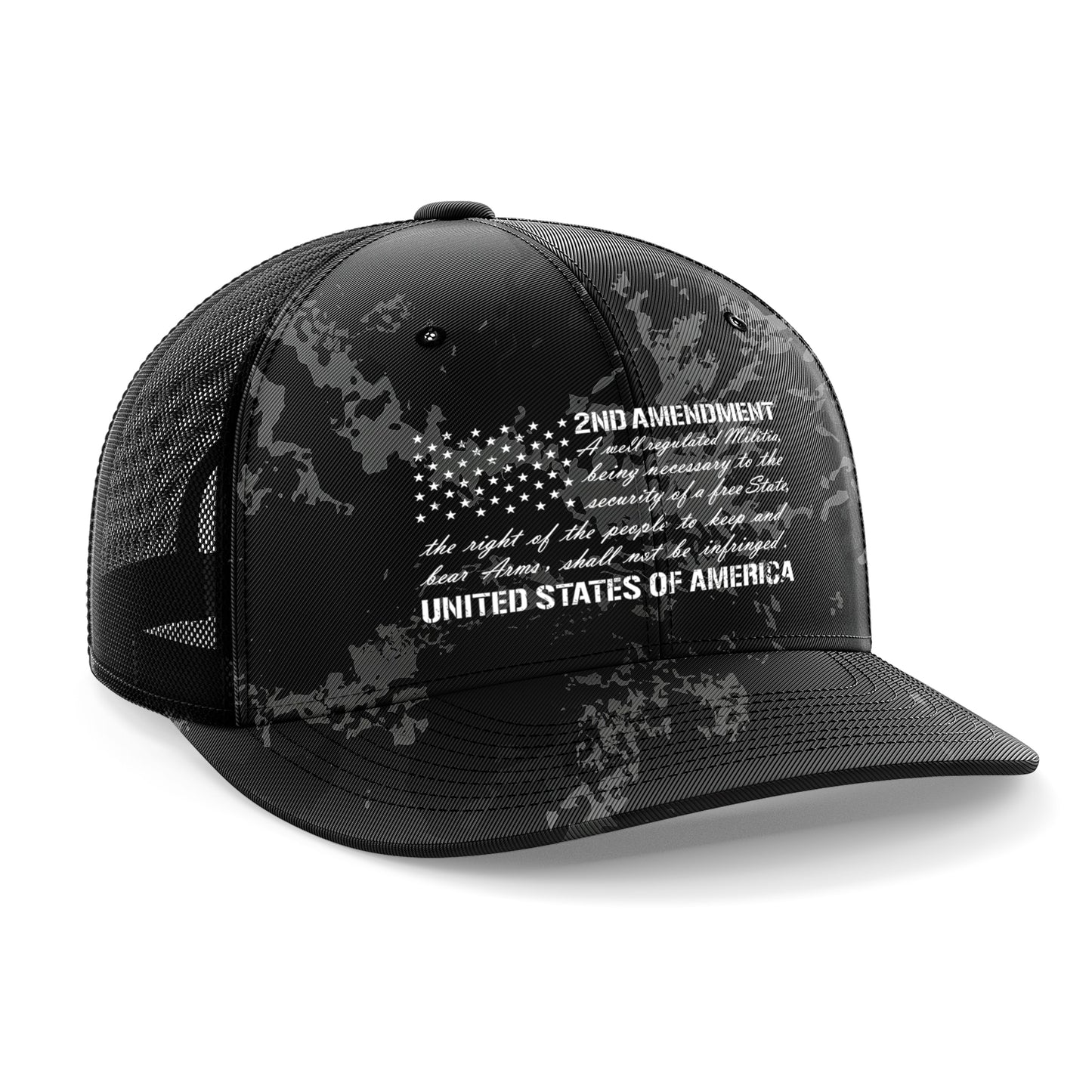 Black Camo - 2nd Amendment Flag