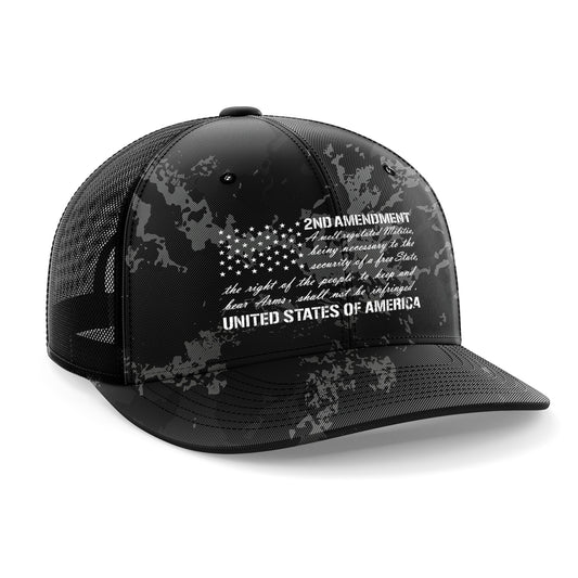 Black Camo - 2nd Amendment Flag