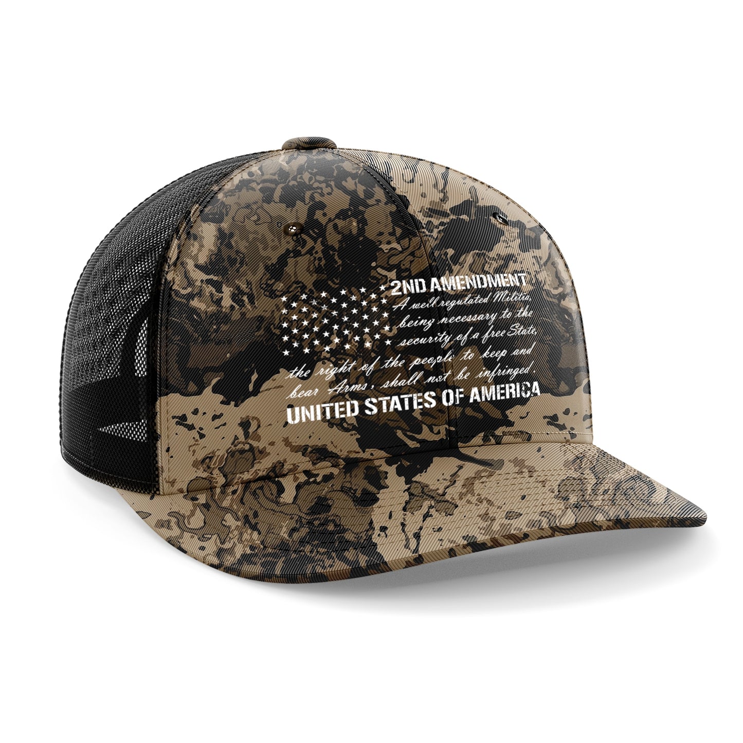 Desert Camo - 2nd Amendment Flag