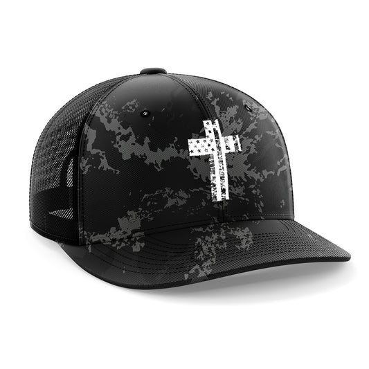 Black Camo - Cross Flag