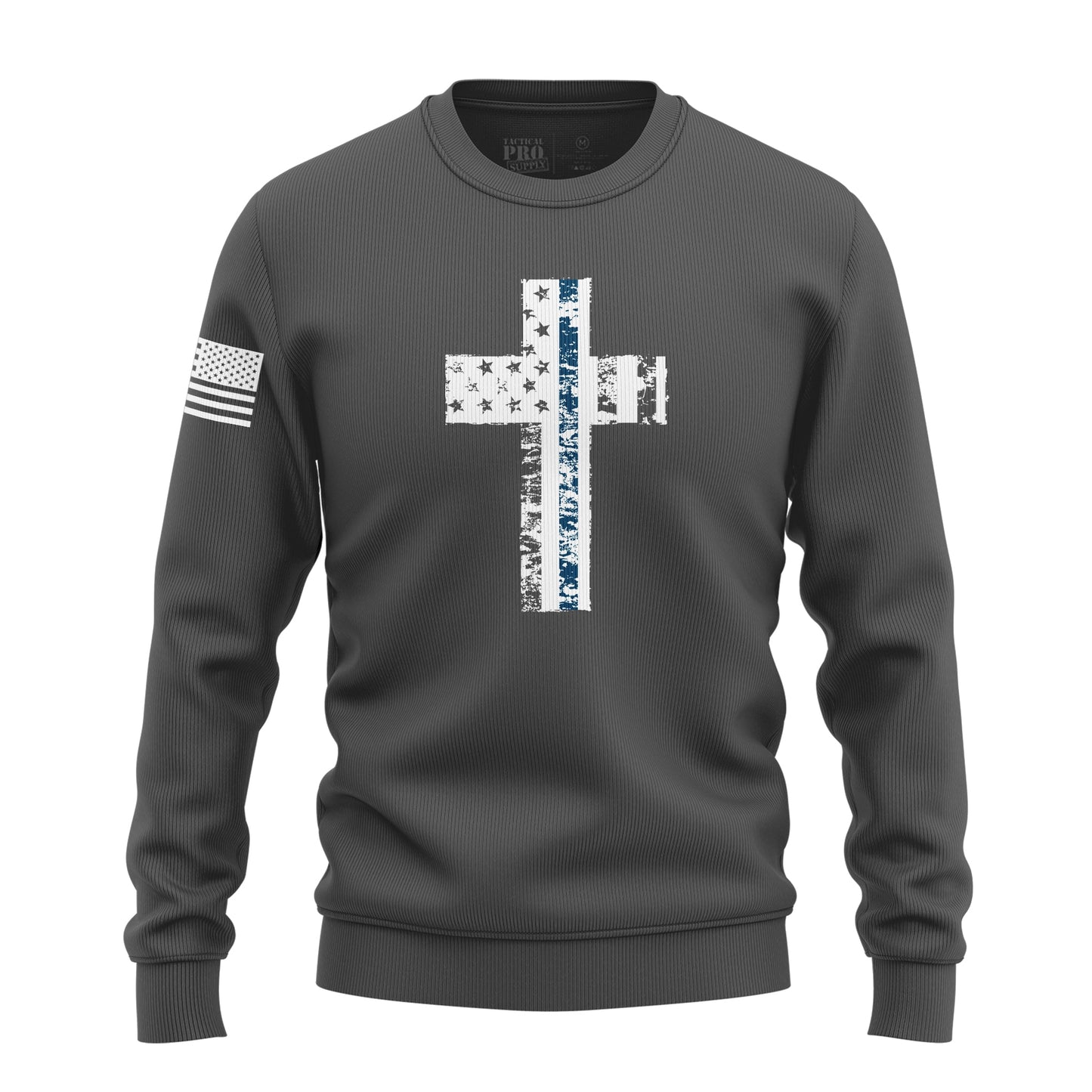 Cross Flag Blue Line