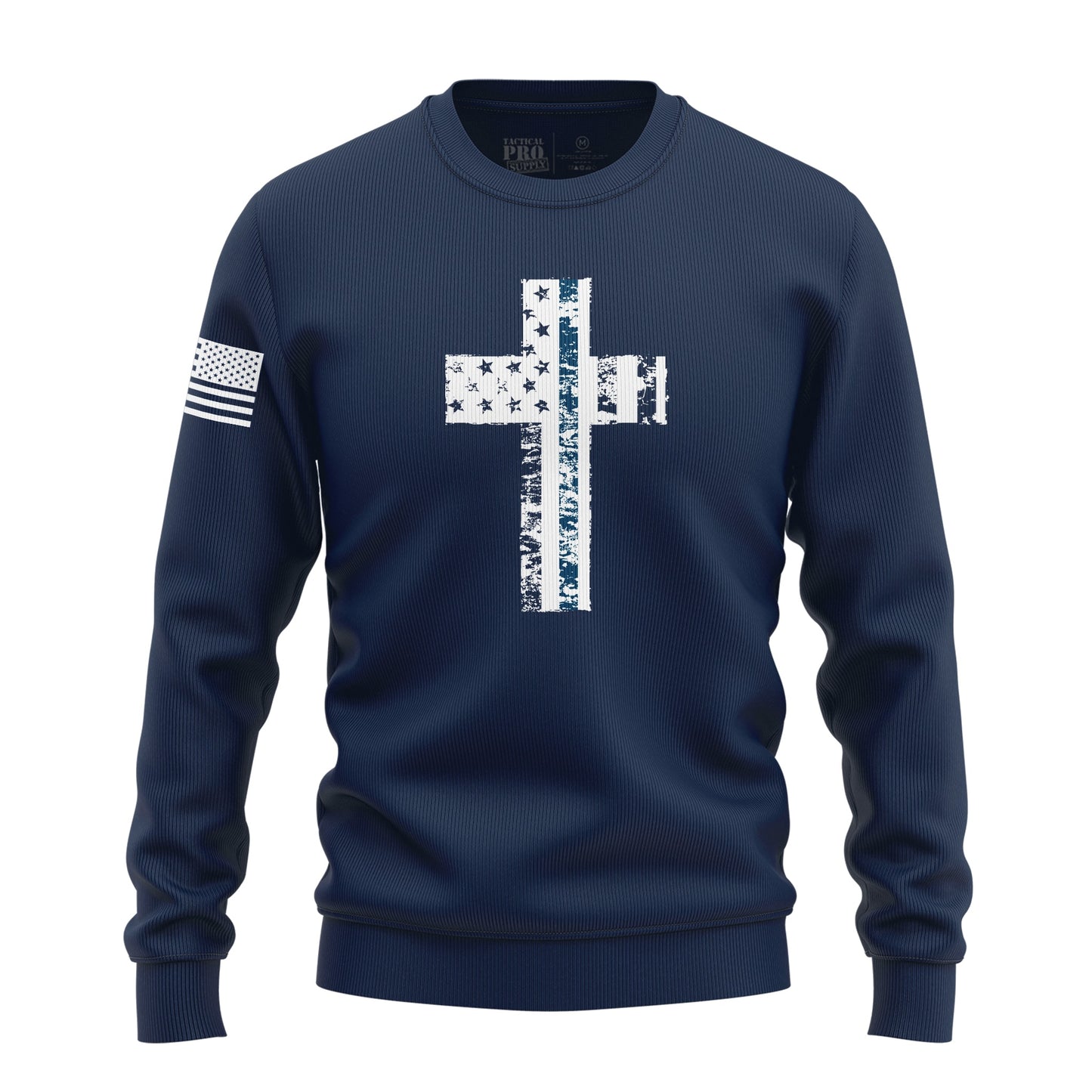 Cross Flag Blue Line