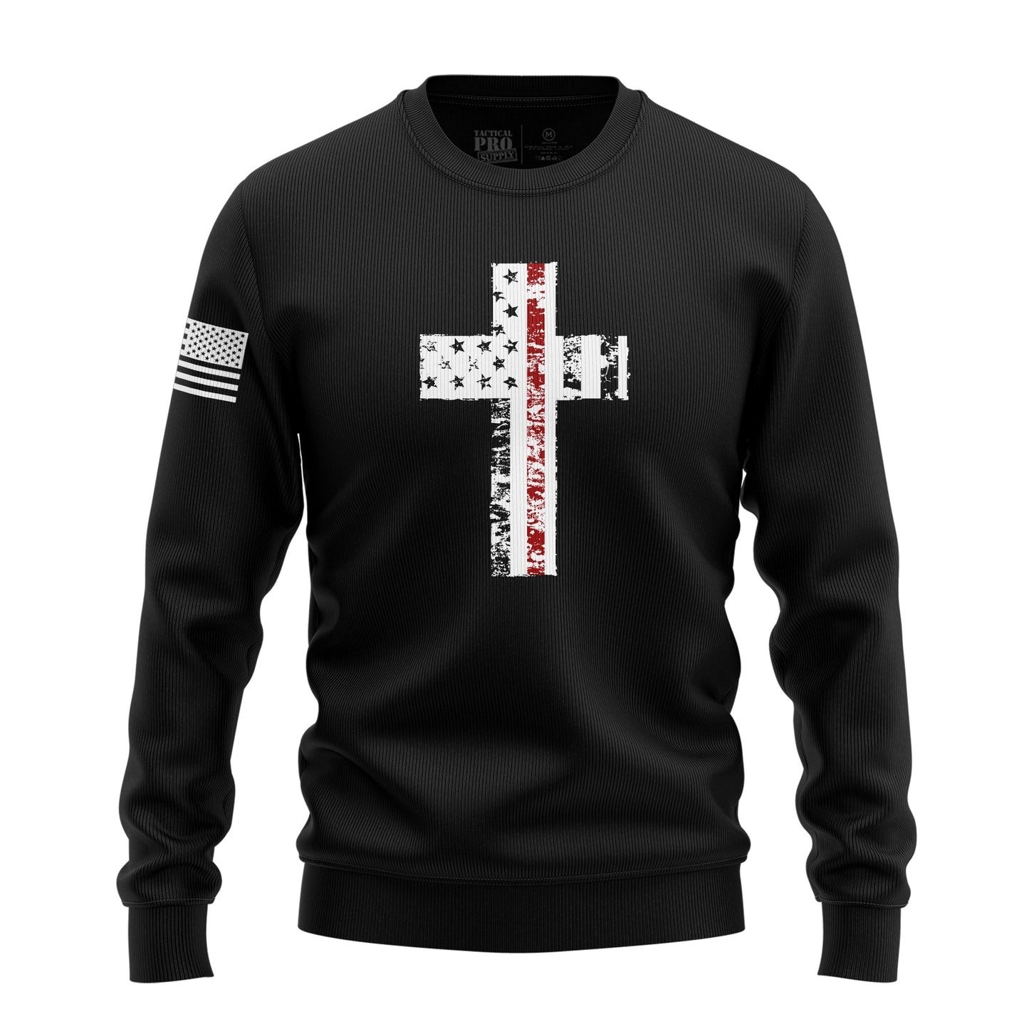 Cross Flag Red Line