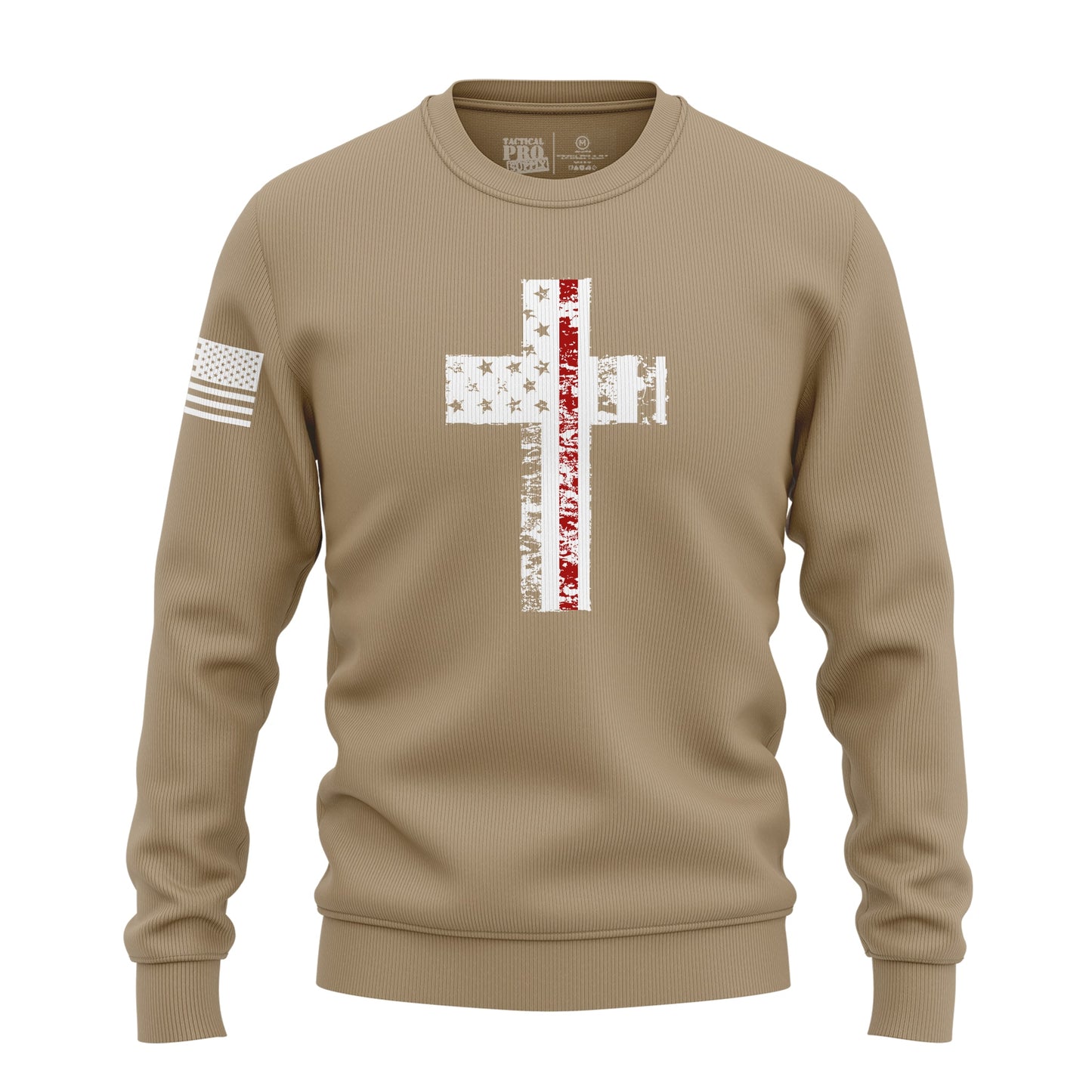 Cross Flag Red Line