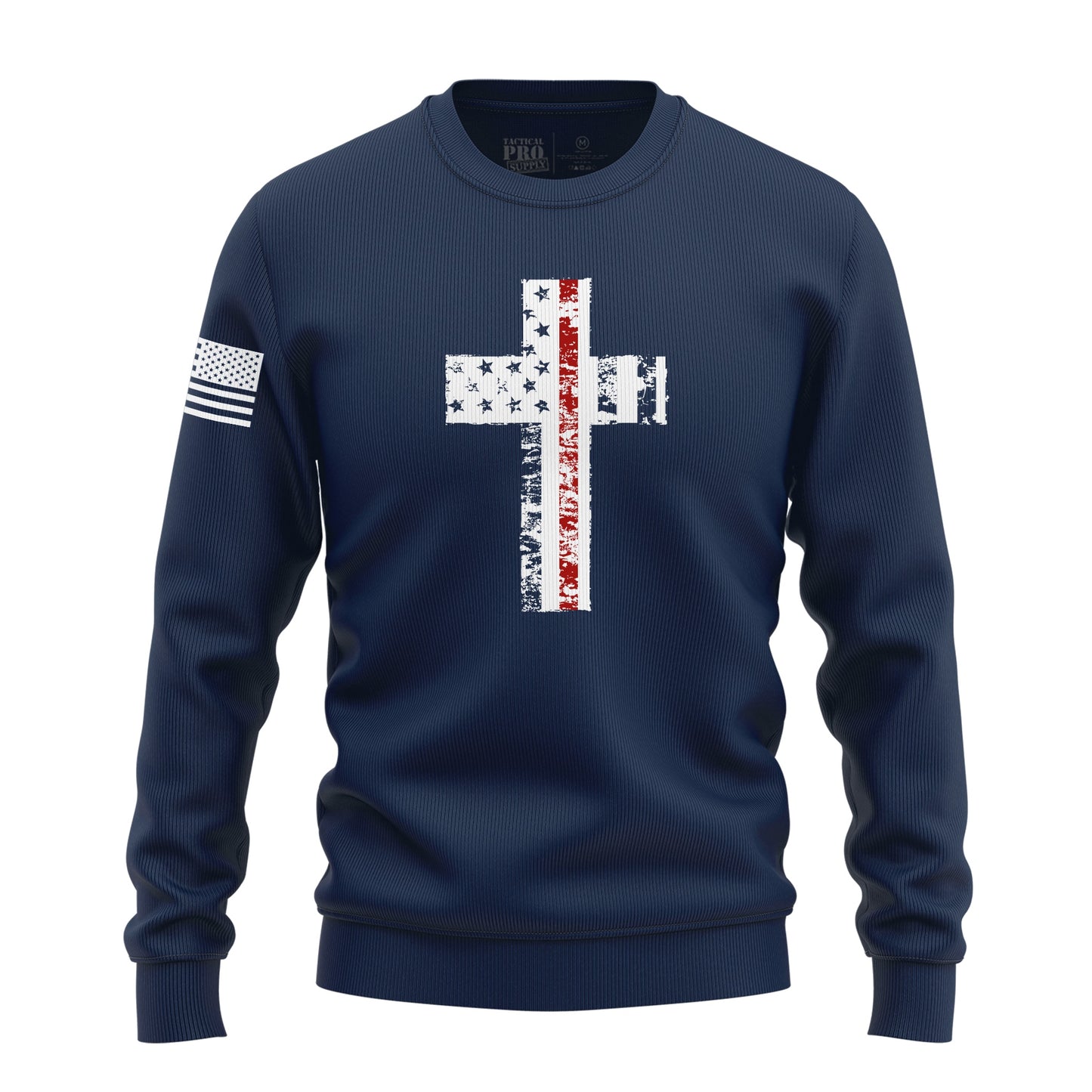 Cross Flag Red Line