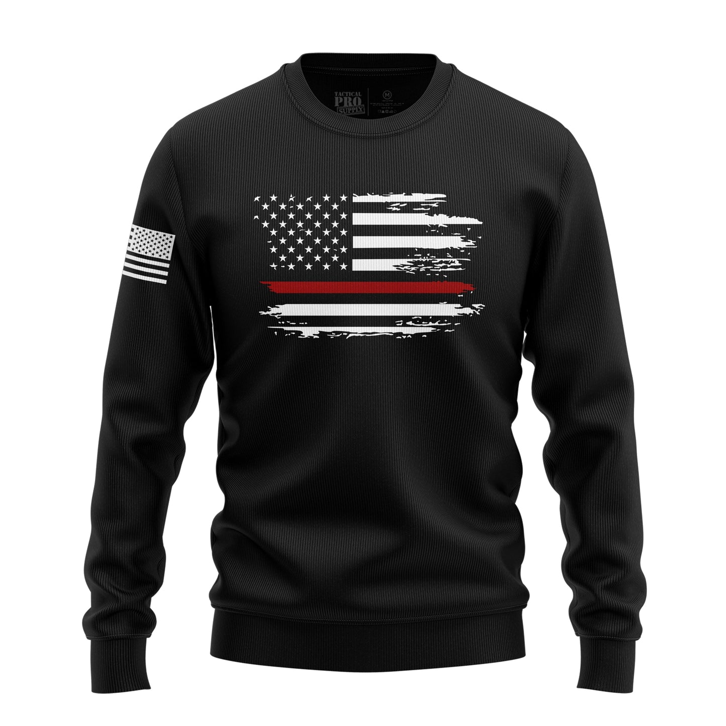 Distressed Flag Red Line