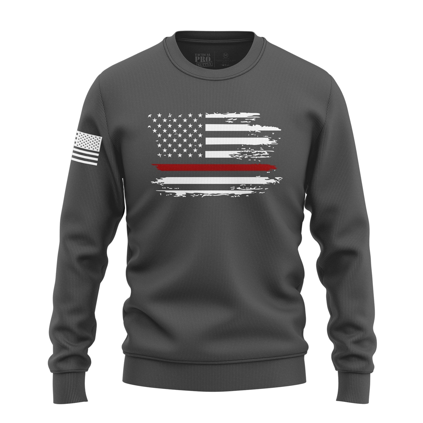 Distressed Flag Red Line