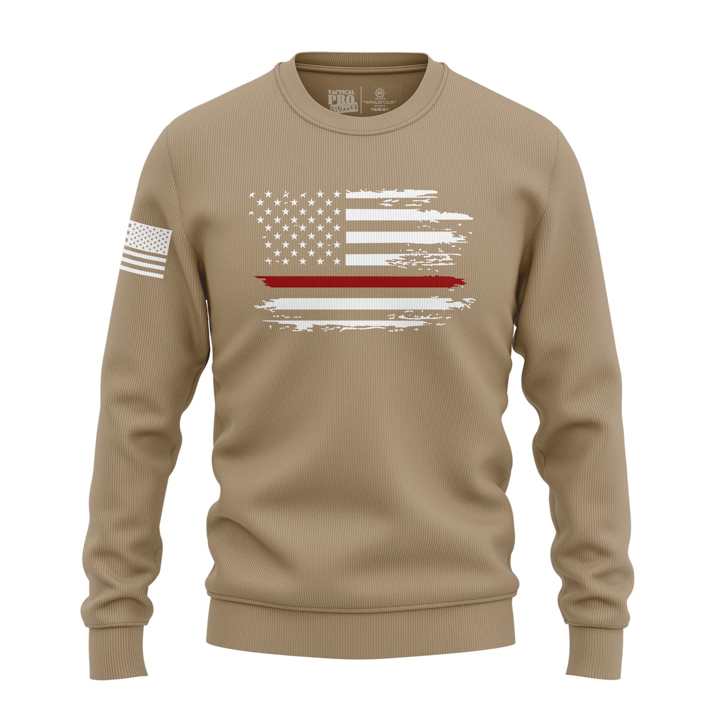 Distressed Flag Red Line