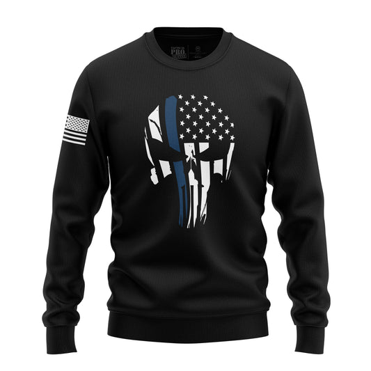 Punisher Flag Blue Line