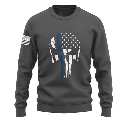 Punisher Flag Blue Line
