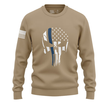 Punisher Flag Blue Line