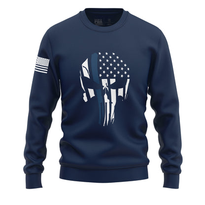 Punisher Flag Blue Line