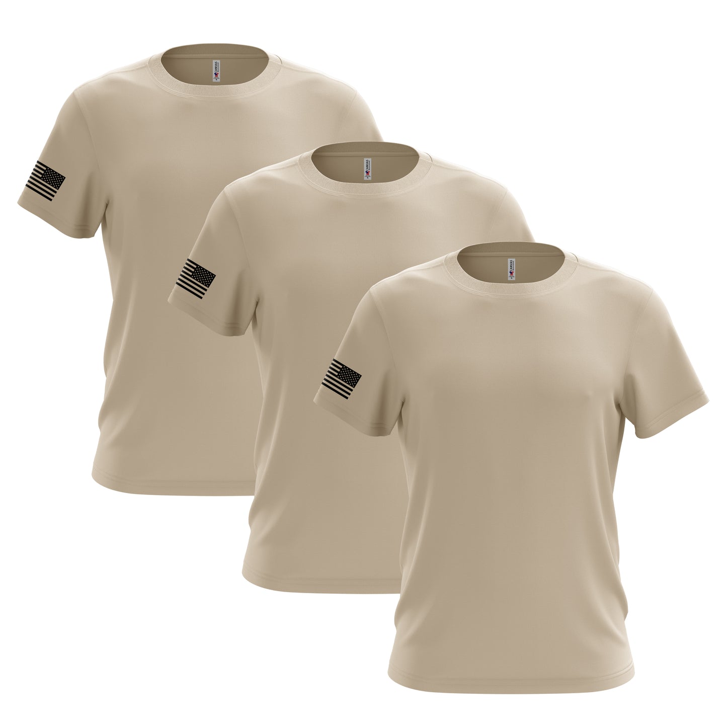 TPS - Beige Men's Tee Bundle - 3 Pack