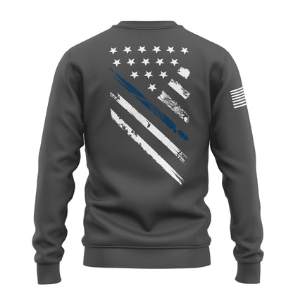 Blue Line Crest Flag