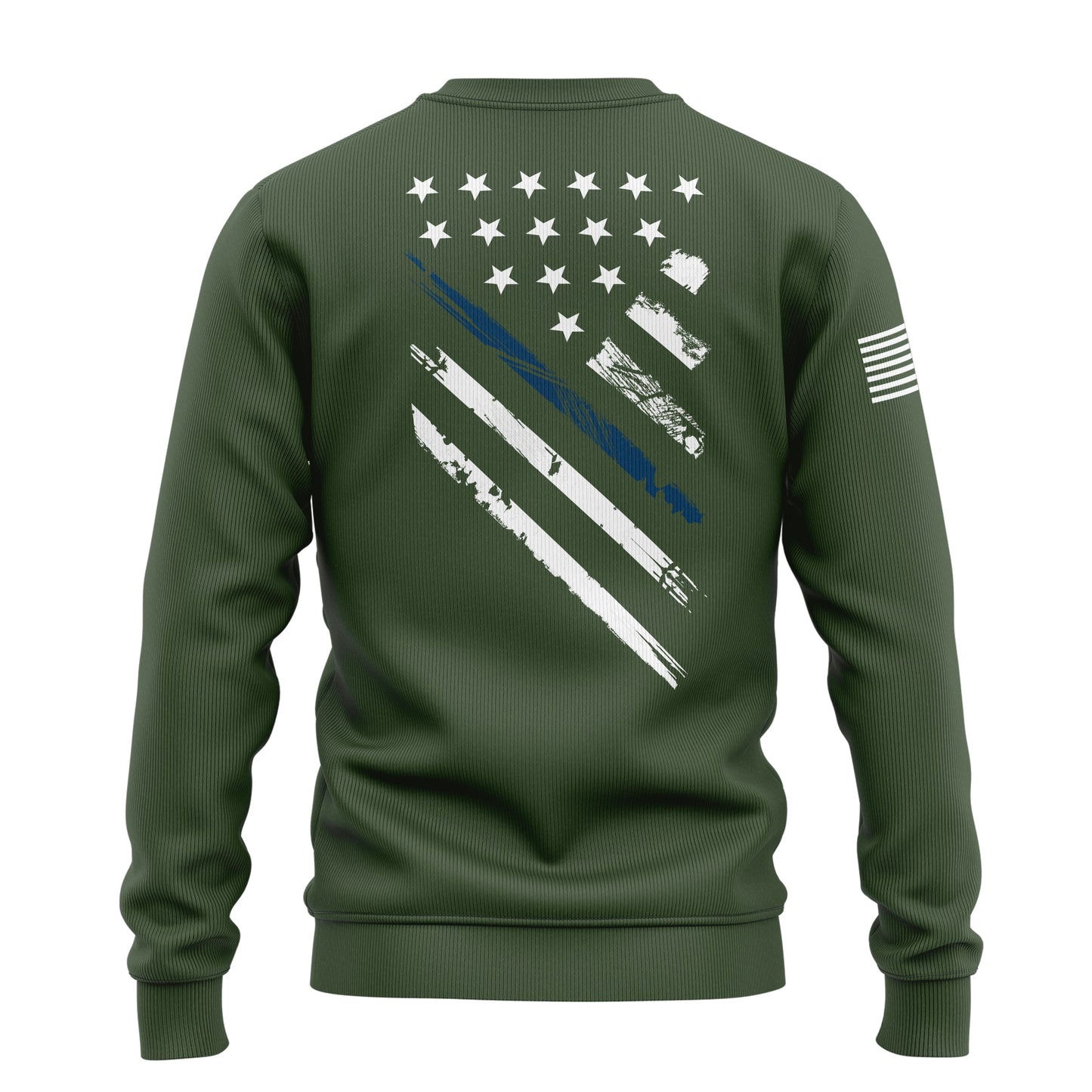 Blue Line Crest Flag