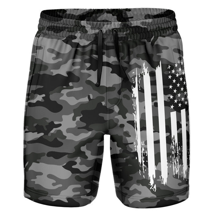 Black Camo - Distressed Flag