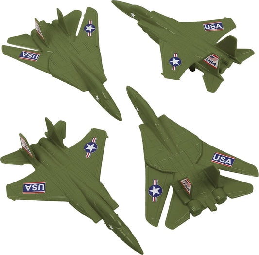 Fighter Jets - 4pcs OD Green