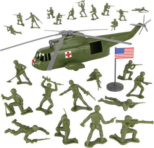 Army Rescue Helicopter OD Green