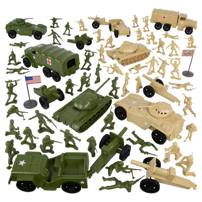 Combat Convoy 64pcs Box Set OD vs. Tan