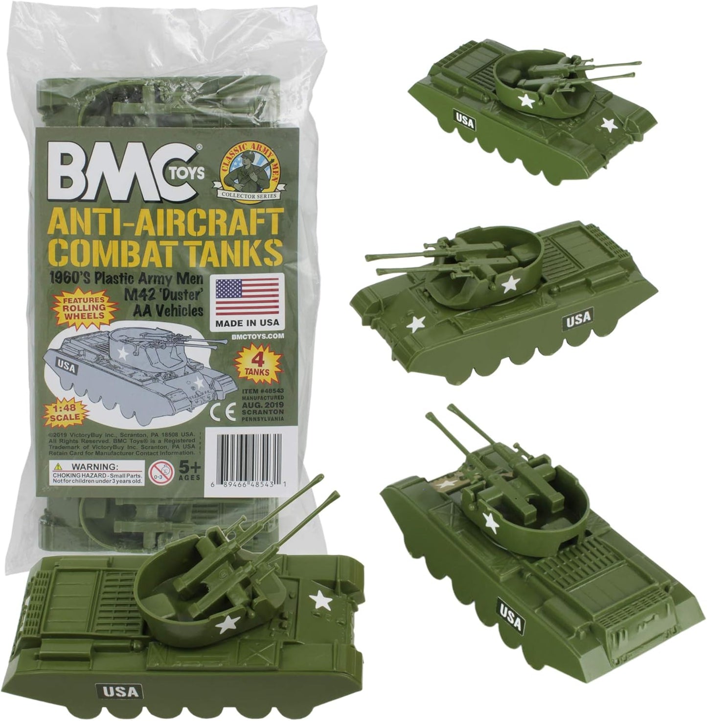Classic Payton Anti-Aircraft Tanks - 4pcs OD