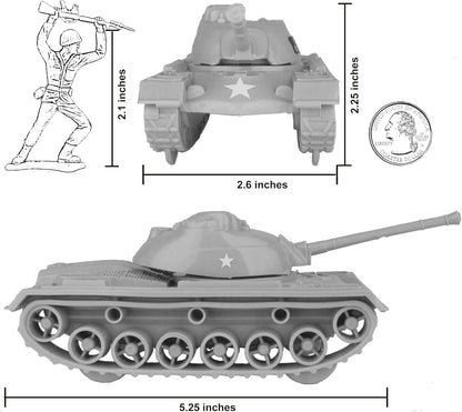 Patton Tanks 3pcs
