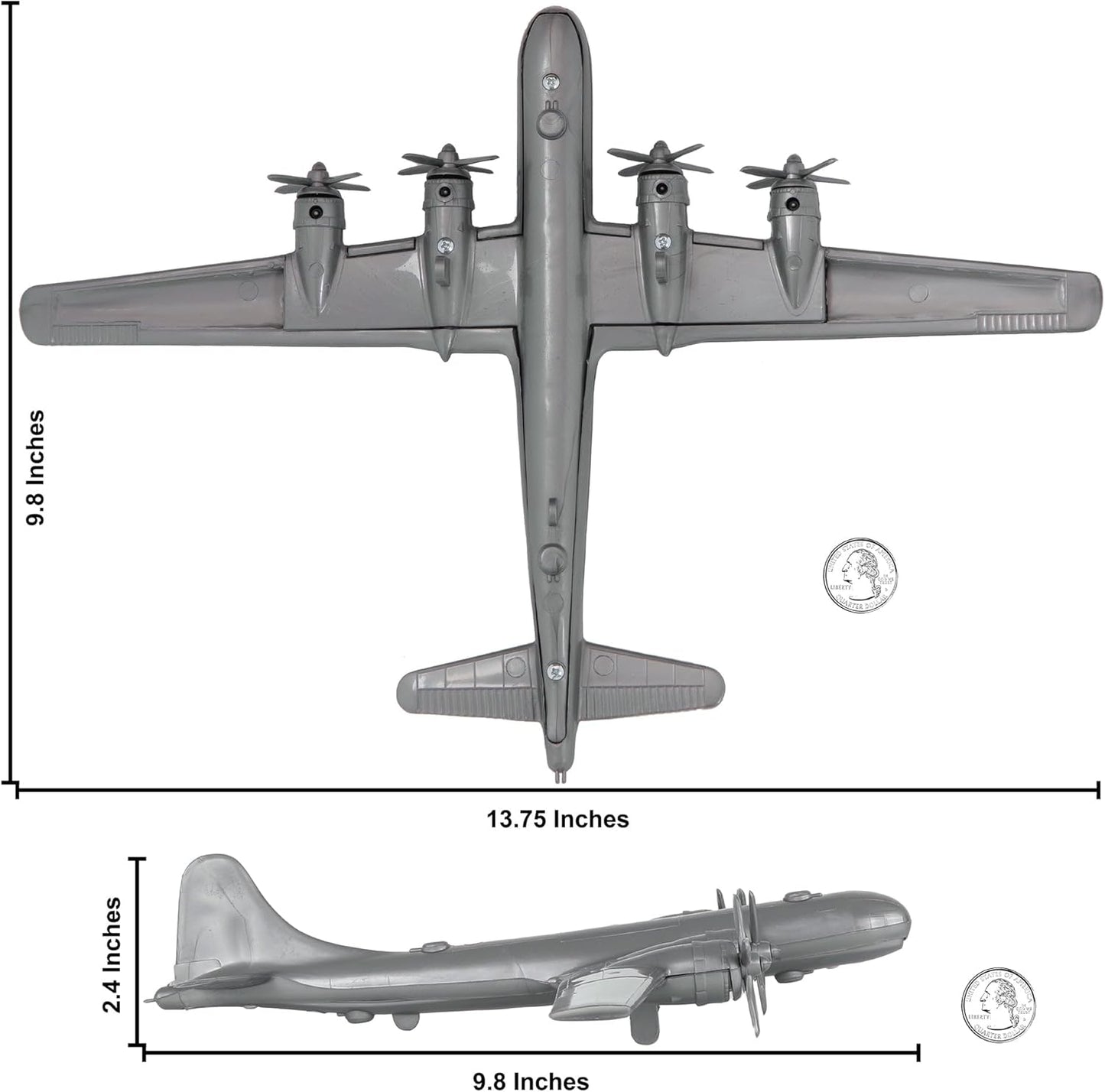 WW2 B-29 Superfortress Bomber Airplane