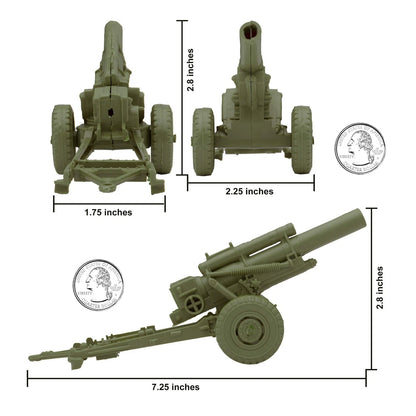 Classic Marx US Artillery 3pcs OD Green